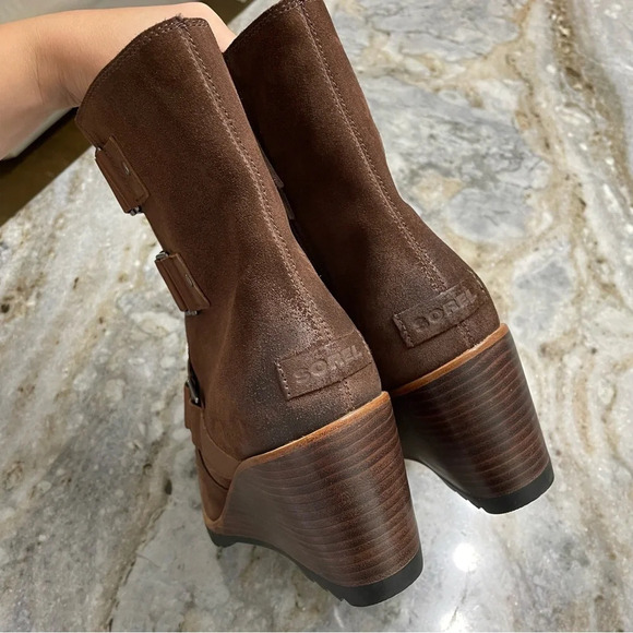 SOREL After Hours Suede Bootie with Buckles Women's 10.5 - Picture 9 of 13